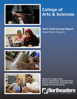 2015-2016 Annual Report Department Reports