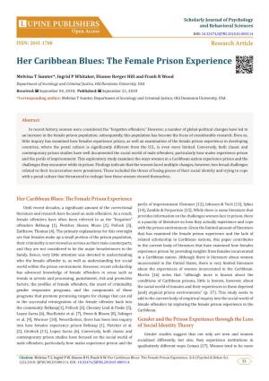The Female Prison Experience