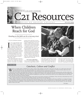 When Children Reach for God David Turnley/Corbis