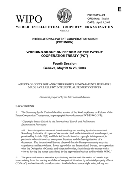 Aspects of Copyright and Other Rights in Non-Patent Literature