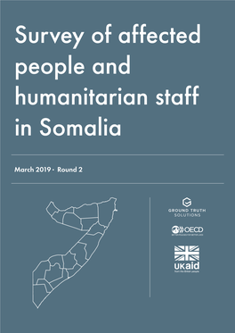 Survey of Affected People and Humanitarian Staff in Somalia