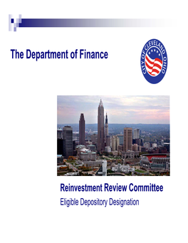 Reinvestment Review Book