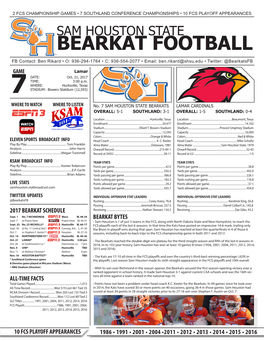 Bearkat Football