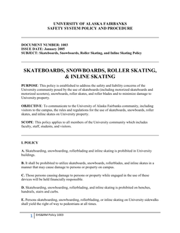 Skateboards, Snowboards, Rollerskating and Inline Skating