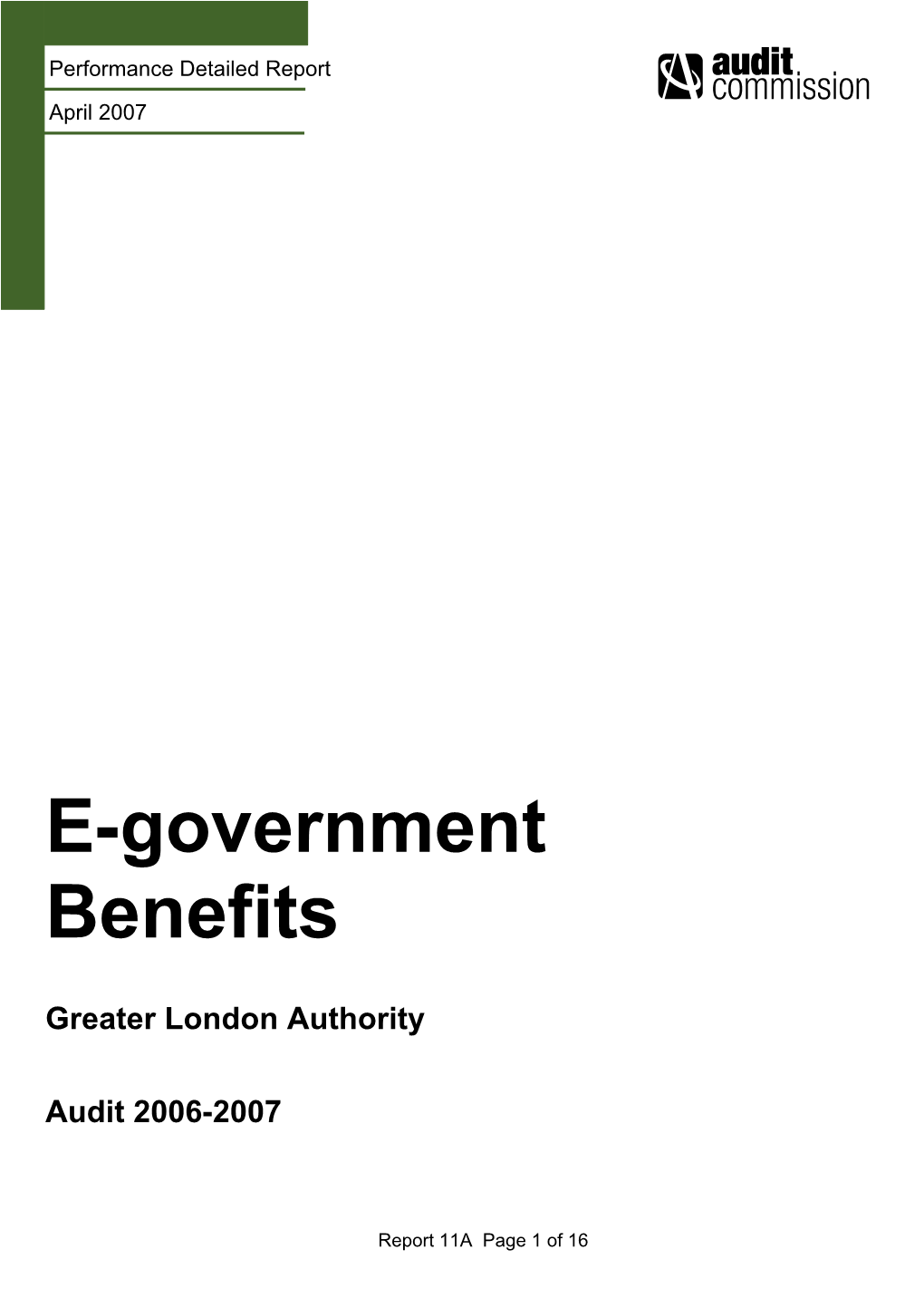 E-Government Benefits