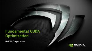 Fundamental CUDA Optimization