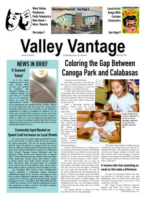 Coloring the Gap Between Canoga Park and Calabasas