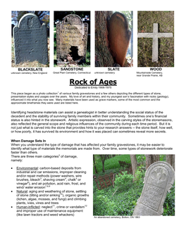 Rock of Ages: Grave Concerns