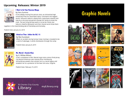 Upcoming Releases: Winter 2019