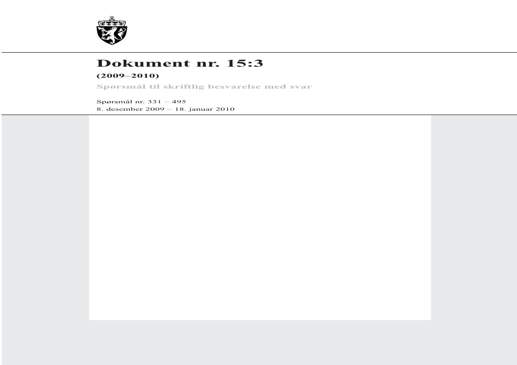 Dokument Nr. 15:3 (2009-2010)
