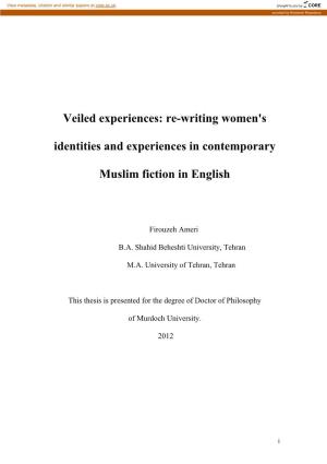 Re-Writing Women's Identities and Experiences in Contemporary
