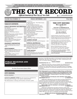 The City Record