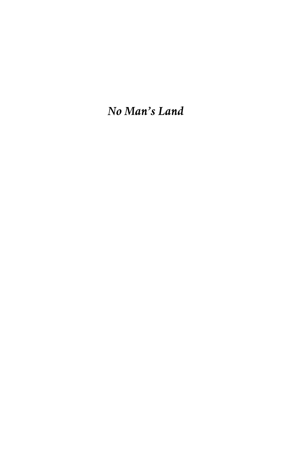 Tupa Snyder No Man's Land