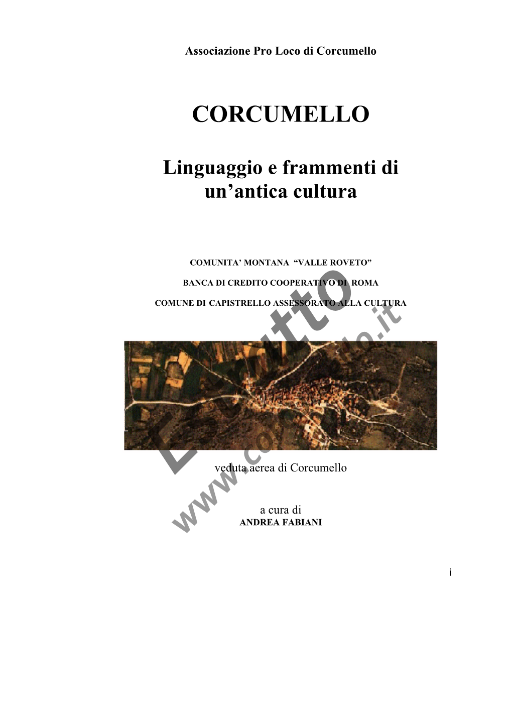 Linguaggio E Frammenti Di Un'antica Cultura