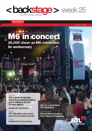 M6 in Concert 20,000 Cheer As M6 Celebrates Its Anniversary