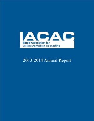 IACAC 2013-2014 Annual Report