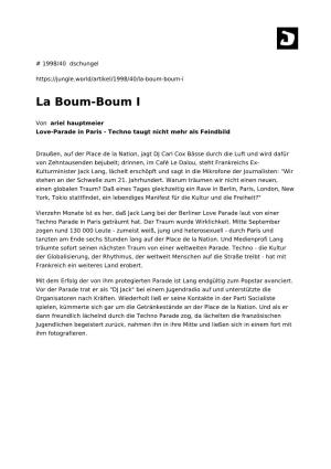La Boum-Boum I