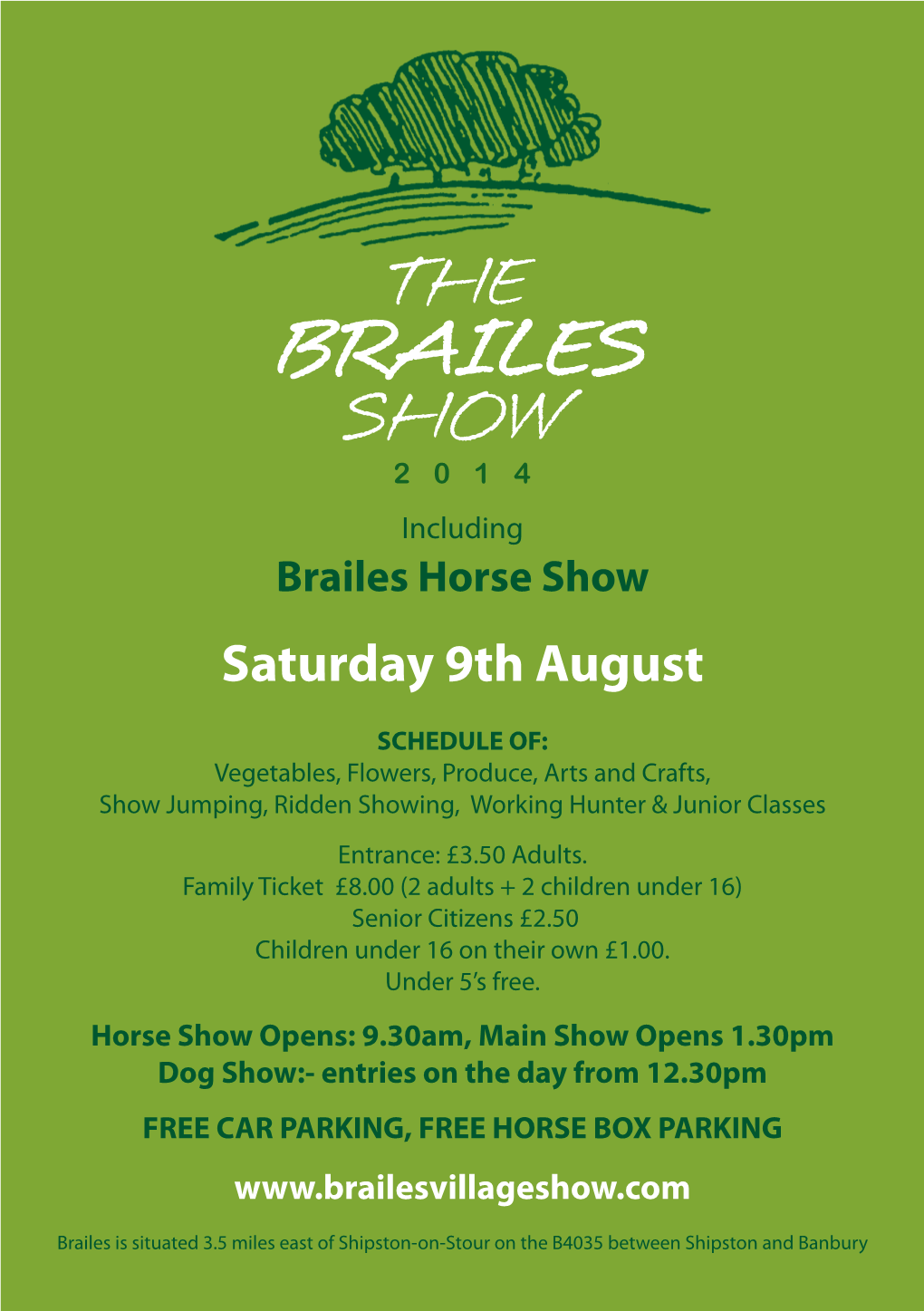 Brailes Horse Show Saturday 9Th August