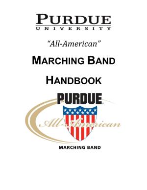 Marching Band Handbook ______