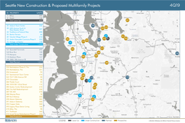 Seattle New Construction & Proposed Multifamily Projects