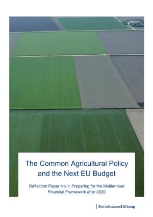 The Common Agricultural Policy and the Next EU Budget