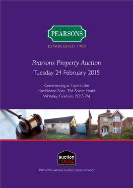 Pearsons Property Auction Tuesday 24 February 2015