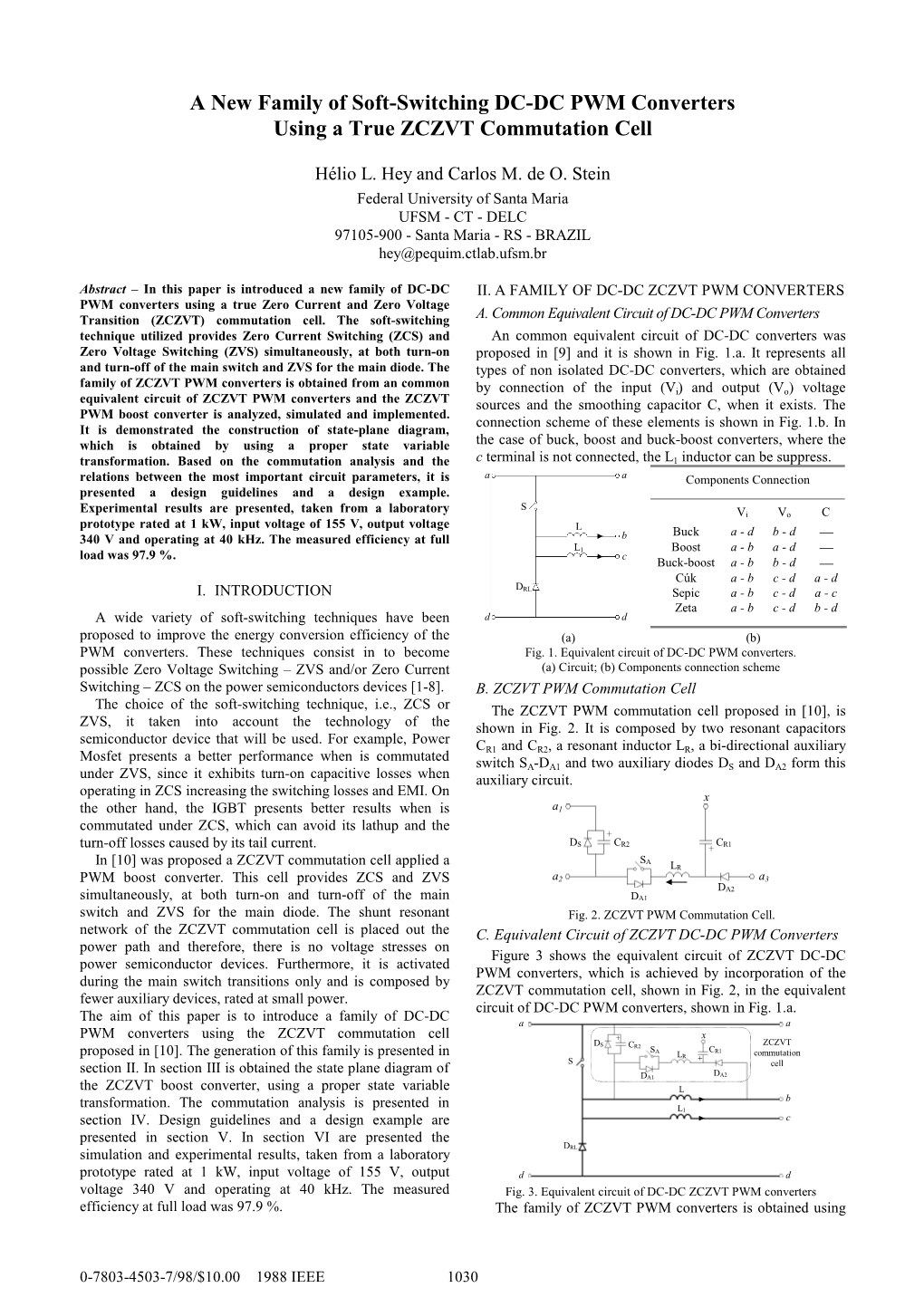 A New Family of Soft-Switching DC-DC PWM Converters Using a True ZCZVT Commutation Cell