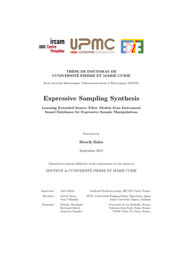 Expressive Sampling Synthesis