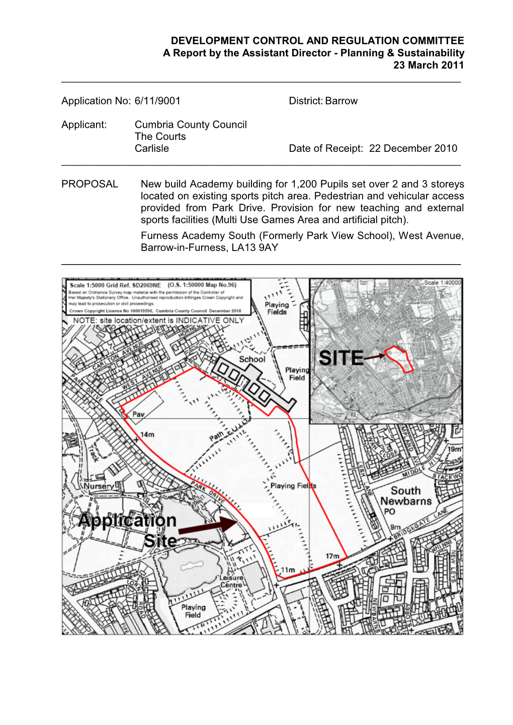 County Council Development Report Template