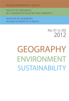 Chendev Petin and Lupo 2012, Geography, Environment