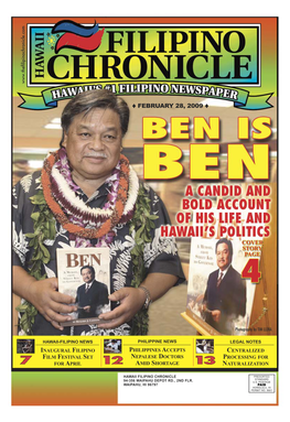 February 28, 2009 � Hawaii Filipino Chronicle � 1
