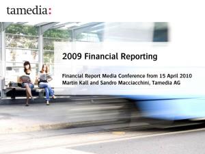 2009 Financial Reporting