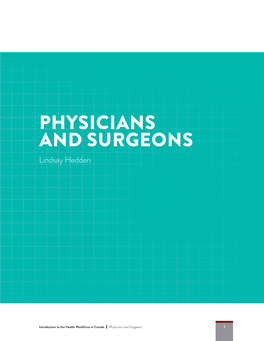 PHYSICIANS and SURGEONS Lindsay Hedden