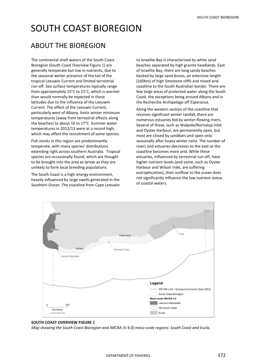 South Coast Bioregion South Coast Bioregion