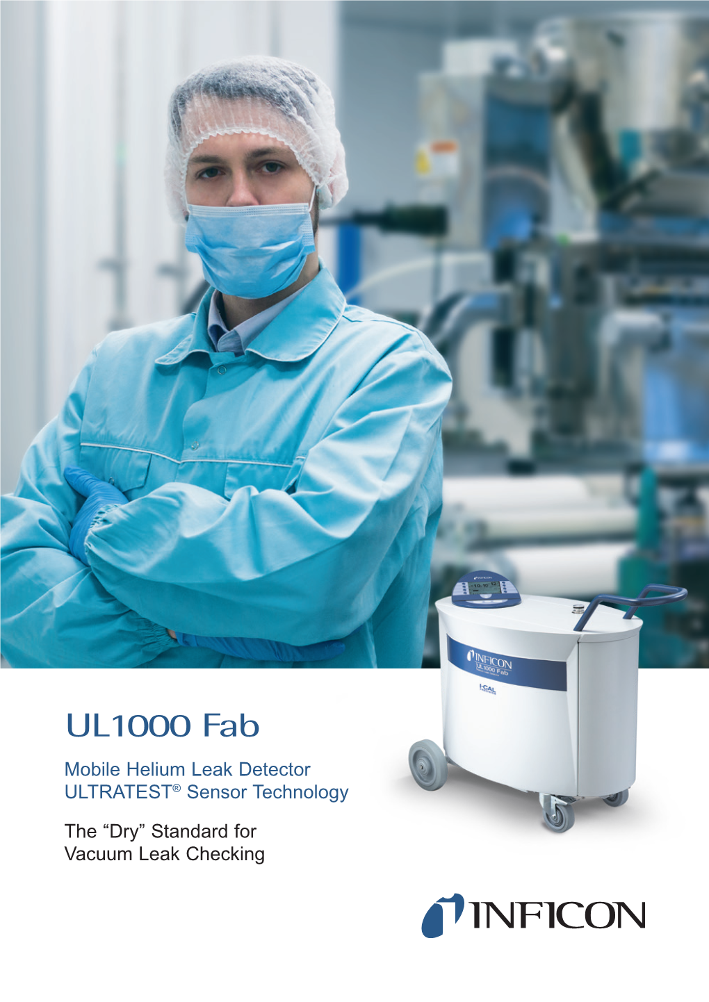 UL1000 Fab Mobile Helium Leak Detector ULTRATEST® Sensor Technology