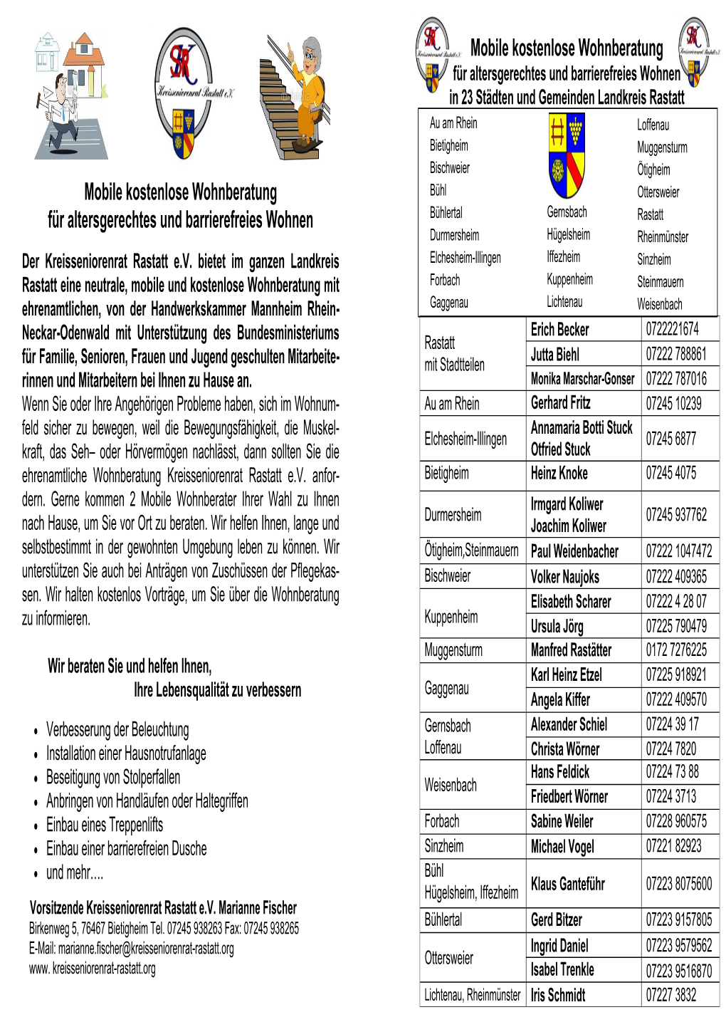 Flyer Wohnberater 2015