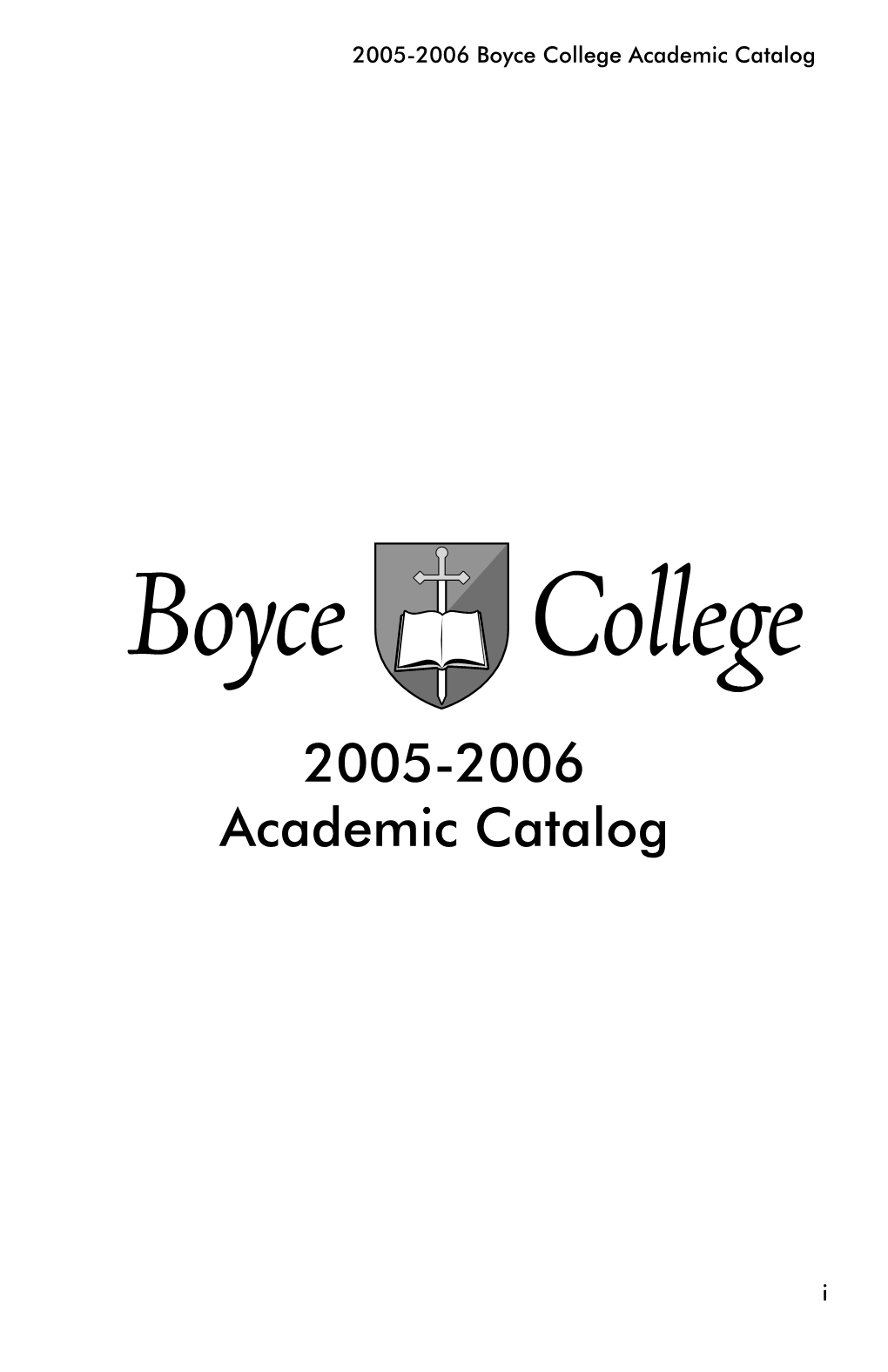 2005-2006 Academic Catalog