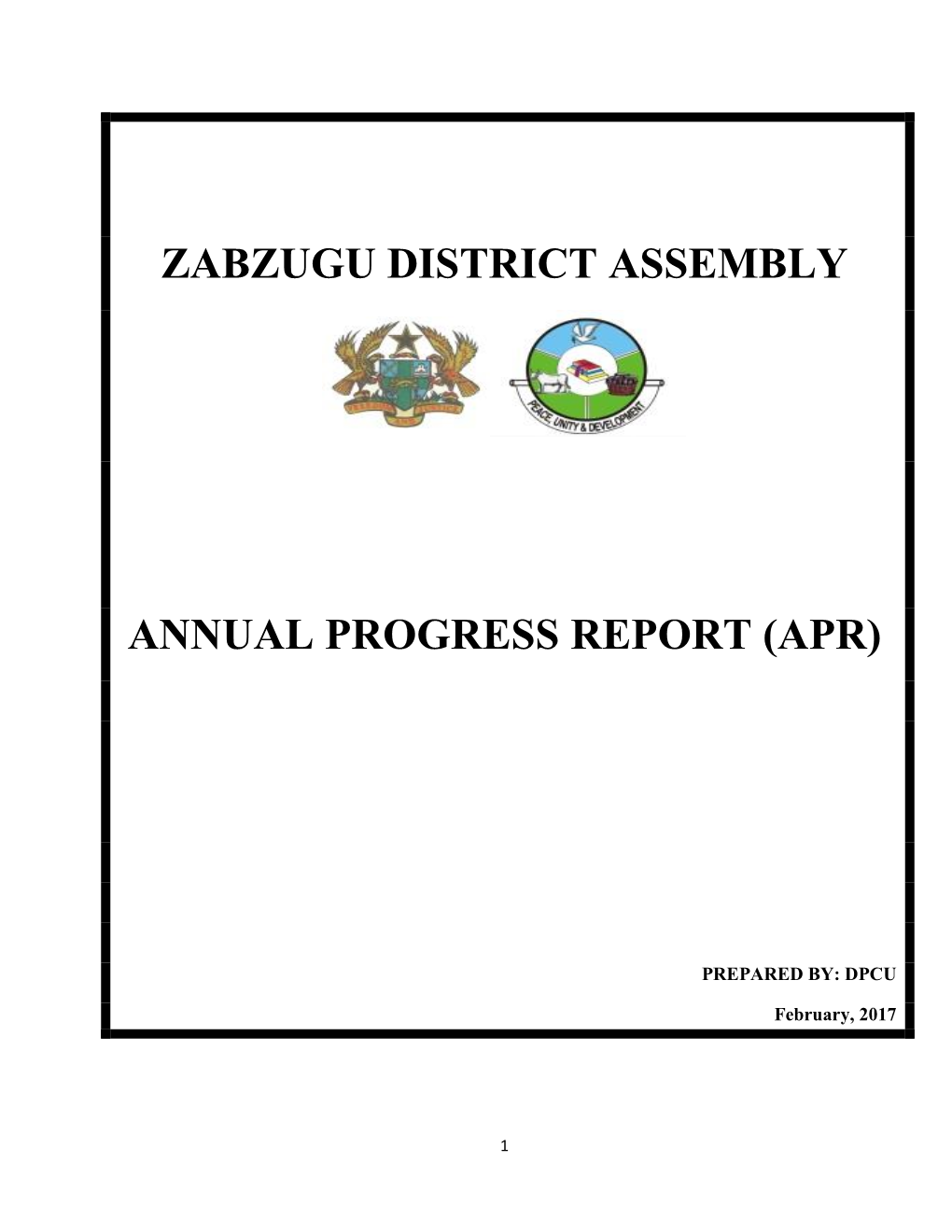 Zabzugu District Assembly Annual