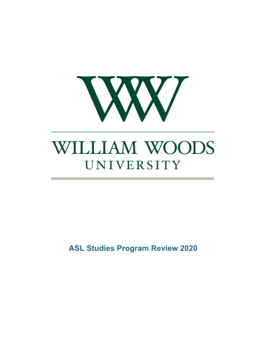 ASL Studies Program Review 2020