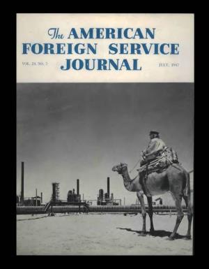 The Foreign Service Journal, July 1947
