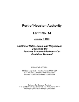 Port of Houston Authority