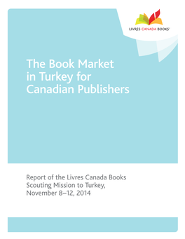 The Book Market in Turkey for Canadian Publishers