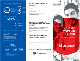 Austin Hispanic Turnout Data Pamphlet Download