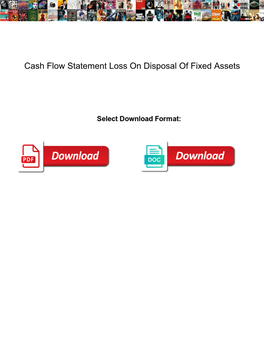 Cash Flow Statement Loss on Disposal of Fixed Assets