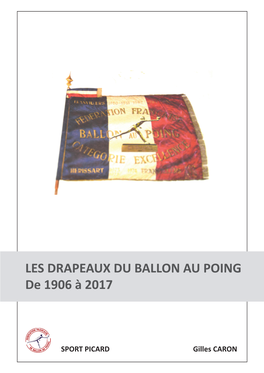 LES DRAPEAUX DU BALLON AU POING De 1906 À 2017
