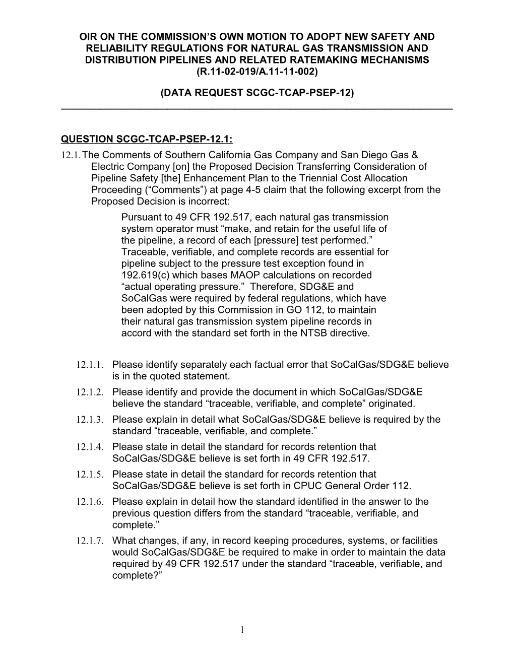 Data Request Scgc-Tcap-Psep-12