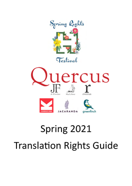 Spring 2021 Translation Rights Guide