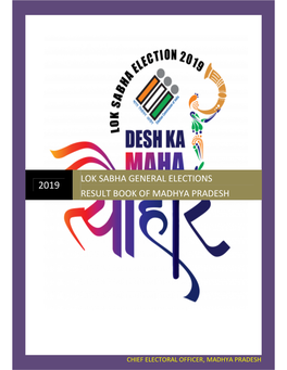 Lok Sabha General Elections Result Book of Madhya