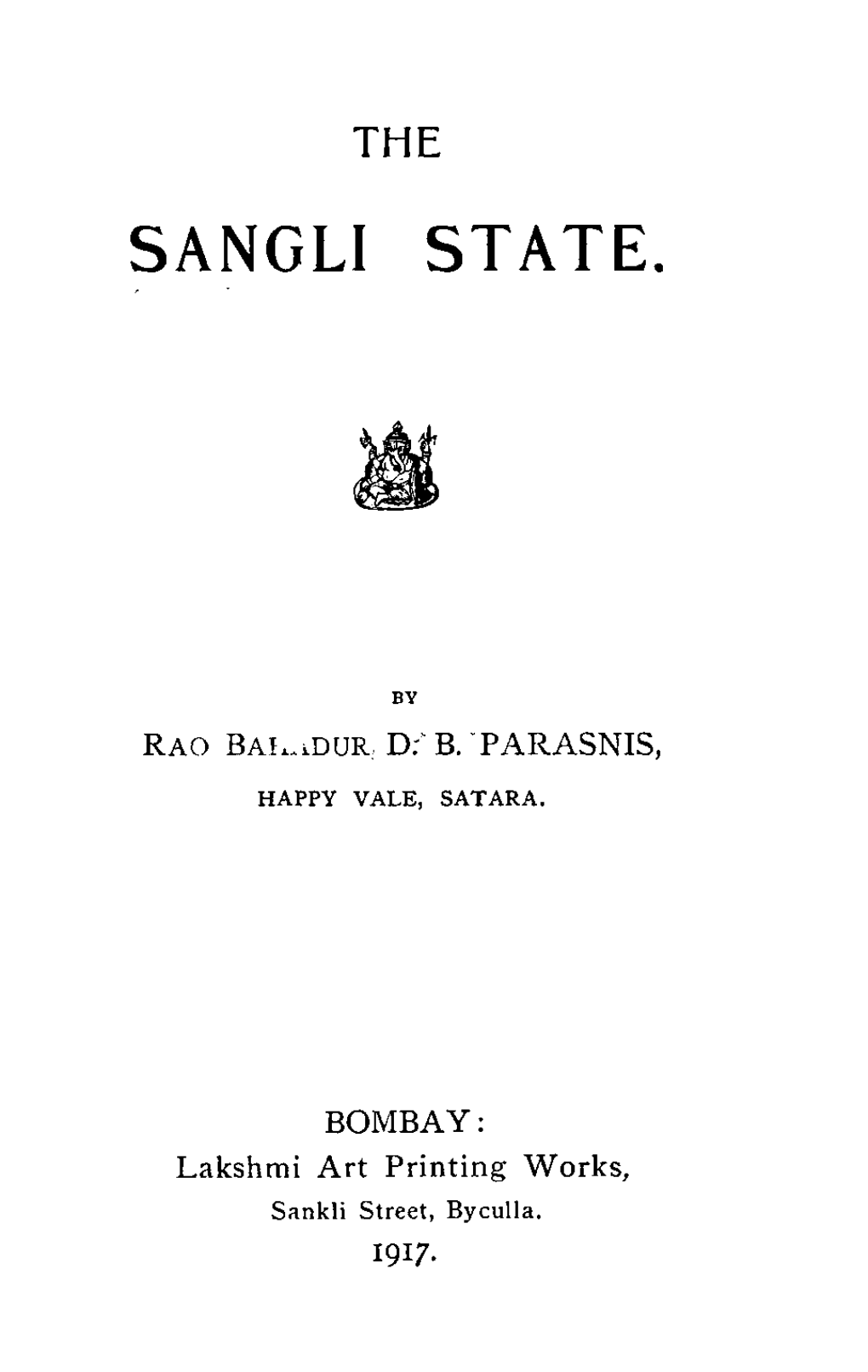 The Sangli State