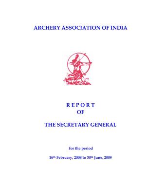 Report of the Secretary General